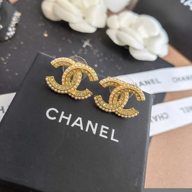 Ch*el earrings